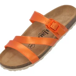 Palado Ikaria, Pantoletten, Damen, Orange Metallic