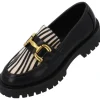 Palado Iolena, Loafers, Damen, Schwarz/Zebra Beige