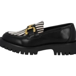 Palado Iolena, Loafers, Damen, Schwarz/Zebra Beige