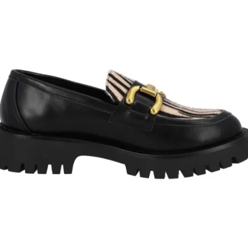 Palado Iolena, Loafers, Damen, Schwarz/Zebra Beige