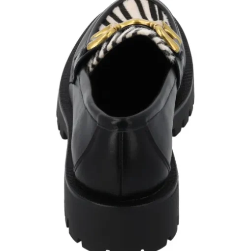 Palado Iolena, Loafers, Damen, Schwarz/Zebra Beige