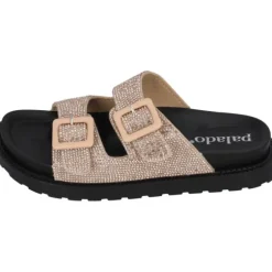 Palado Irisa, Plateau-Pantoletten, Damen, Bronze Strass