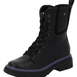 Palado Jazzly by Sila Sahin, Schnürstiefel, Damen, Schwarz/Lila