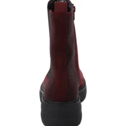 Palado Jynna by Sila Sahin, Chelsea Boots, Damen, Bordeaux Samt