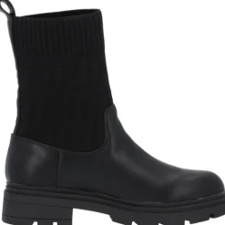 Palado Kelaxe, Chelsea Boots, Damen, Schwarz