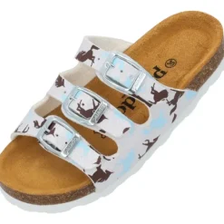 Palado Kids Capri G Print, Pantoletten, Kinder, Weiß Unicorn