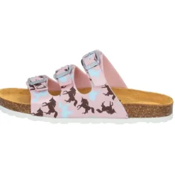 Palado Kids Capri G Print, Pantoletten, Kinder, Rosa Unicorn