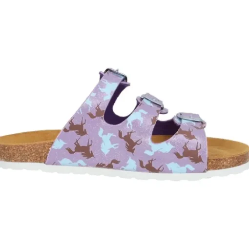 Palado Kids Capri G Print, Pantoletten, Kinder, Lila Unicorn