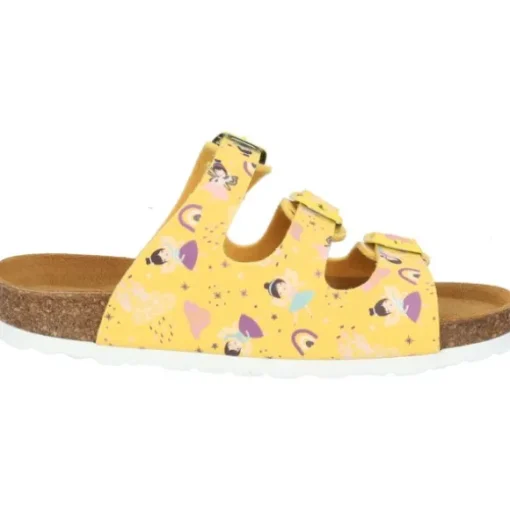 Palado Kids Capri G Print, Pantoletten, Kinder, Gelb Fairy