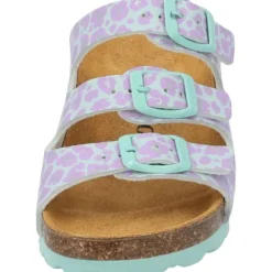 Palado Kids Capri G Print, Pantoletten, Kinder, Türkis Leo