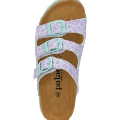Palado Kids Capri G Print, Pantoletten, Kinder, Türkis Leo