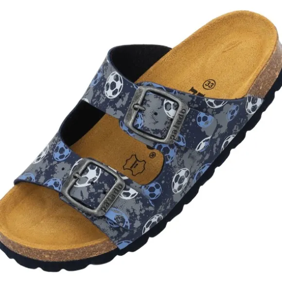 Palado Kids Korfu B, Pantoletten, Kinder, Blau Goalstar