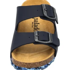 Palado Kids Korfu B, Pantoletten, Kinder, Dunkelblau/Camou