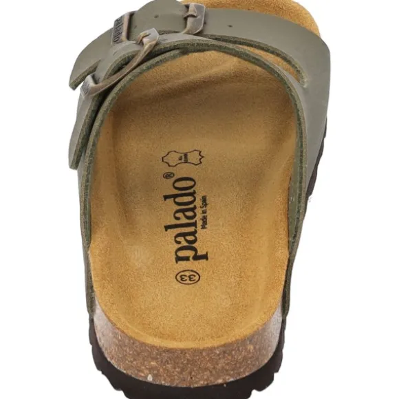 Palado Kids Korfu B, Pantoletten, Kinder, Khaki