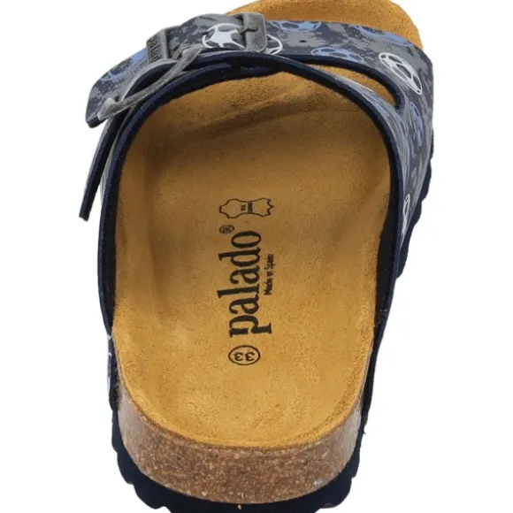 Palado Kids Korfu B, Pantoletten, Kinder, Blau Goalstar