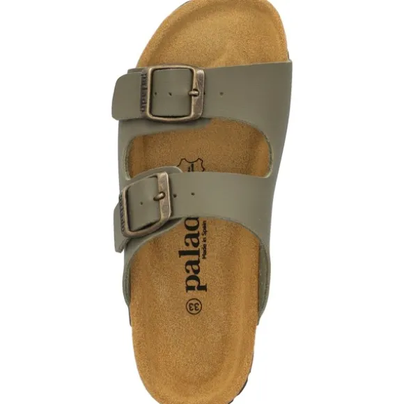 Palado Kids Korfu B, Pantoletten, Kinder, Khaki