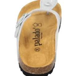 Palado Kids Kos G Glitzer, Zehentrenner, Kinder, Weiß