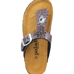 Palado Kids Kos G Glitzer, Zehentrenner, Kinder, Violett