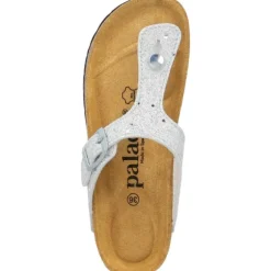 Palado Kids Kos G Glitzer, Zehentrenner, Kinder, Weiß