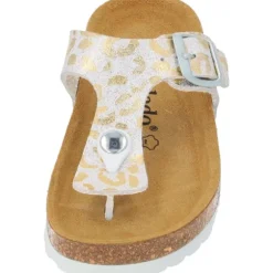 Palado Kids Kos G Leo, Zehentrenner, Kinder, Weiß/Gold