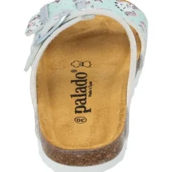 Palado Kids Samos G Print, Pantoletten, Kinder, Türkis Metallic Unicorn