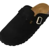 Palado Kiel Premium Leather, Clogs, Damen, Schwarz