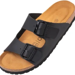 Palado Korfu Herren, Pantoletten, Herren, Schwarz Basic