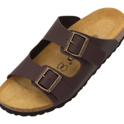 Palado Korfu Herren, Pantoletten, Herren, Braun Basic