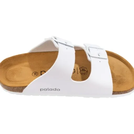 Palado Korfu Herren, Pantoletten, Herren, Weiß Basic