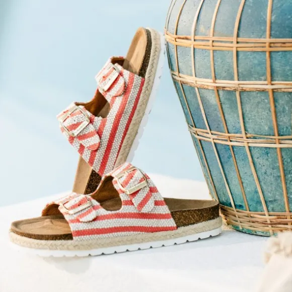 Palado Korfu Marina, Pantoletten, Damen, Rot