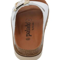 Palado Korfu Niete by Sila Sahin, Plateau-Pantoletten, Damen, Weiß