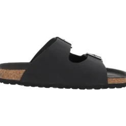 Palado Korfu Oiled Premium Leather, Pantoletten, Damen, Schwarz