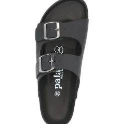 Palado Korfu Oiled Premium Leather, Pantoletten, Damen, Schwarz