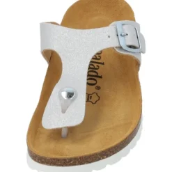 Palado Kos Magnolia by Sila Sahin, Pantoletten, Damen, Silber