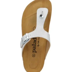 Palado Kos Magnolia by Sila Sahin, Pantoletten, Damen, Silber