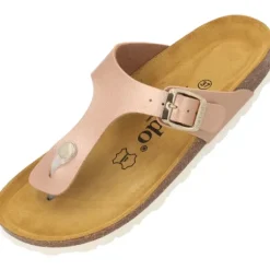Palado Kos Metallic, Zehentrenner, Damen, Kupfer