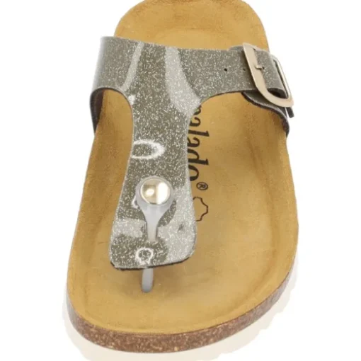 Palado Kos Orion, Zehentrenner, Damen, Khaki