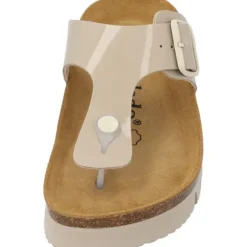 Palado Kos PL Lack, Zehentrenner, Damen, Beige