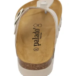 Palado Kos PL Lack, Zehentrenner, Damen, Beige