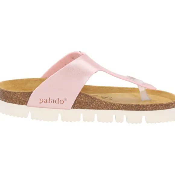 Palado Kos PL Metallic, Zehentrenner, Damen, Rosa