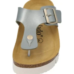 Palado Kos PL Metallic, Zehentrenner, Damen, Olive