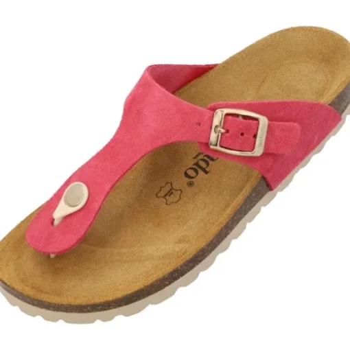Palado Kos Suede Premium Leather, Pantoletten, Damen, Pink