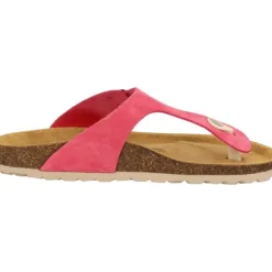 Palado Kos Suede Premium Leather, Pantoletten, Damen, Pink