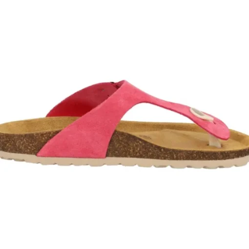 Palado Kos Suede Premium Leather, Pantoletten, Damen, Pink