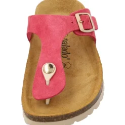Palado Kos Suede Premium Leather, Pantoletten, Damen, Pink