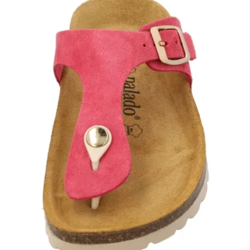 Palado Kos Suede Premium Leather, Pantoletten, Damen, Pink