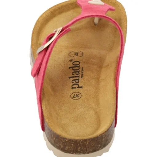 Palado Kos Suede Premium Leather, Pantoletten, Damen, Pink
