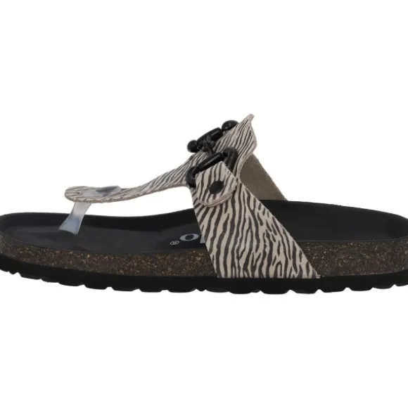 Palado Kos Zebra, Zehentrenner, Damen, Beige