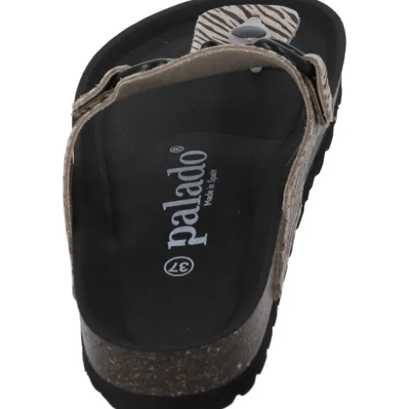 Palado Kos Zebra, Zehentrenner, Damen, Beige