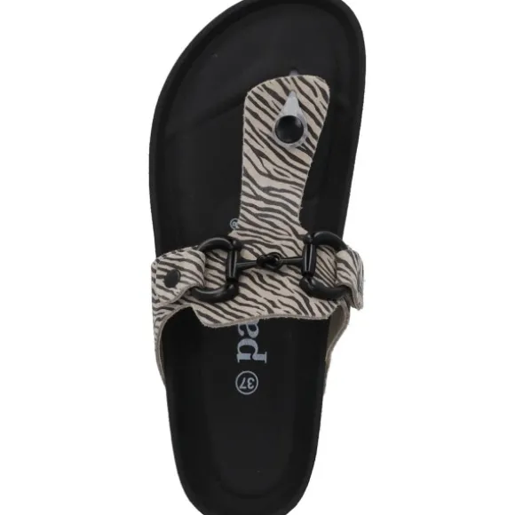 Palado Kos Zebra, Zehentrenner, Damen, Beige